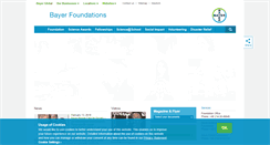 Desktop Screenshot of bayer-foundations.com