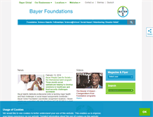 Tablet Screenshot of bayer-foundations.com